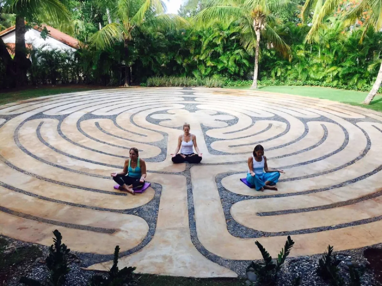 Casa de Campo Resort & Villa meditation in labyrinth